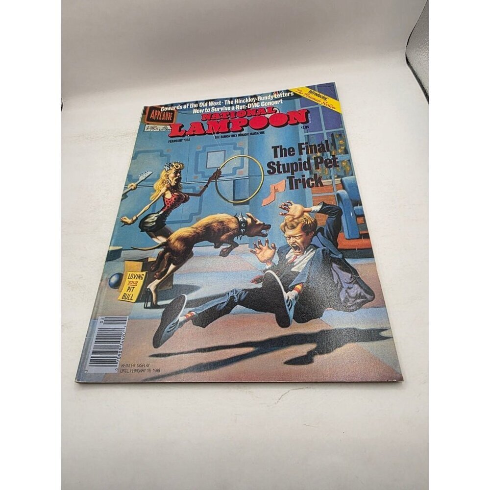 National Lampoon Magazine February 1988 #98 Stupid Pet Trick Humor Satire
